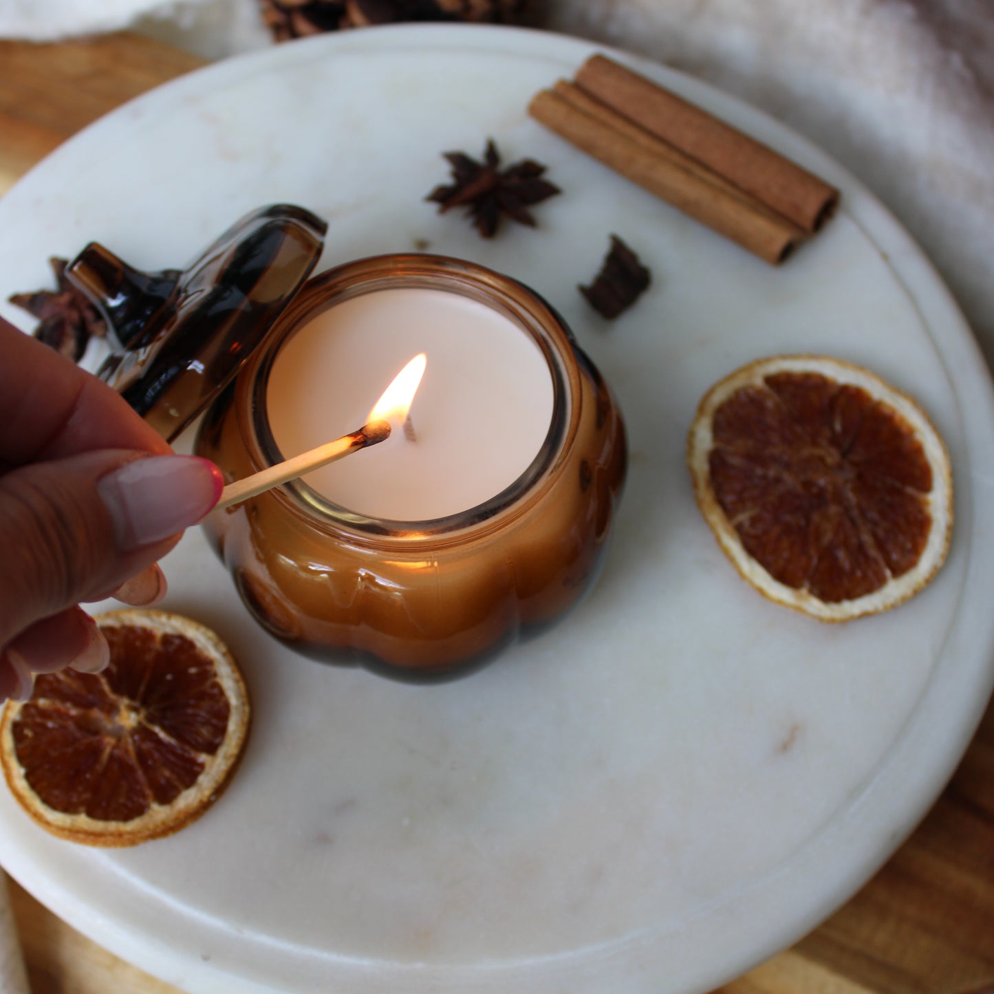 MINI PUMPKIN CANDLE