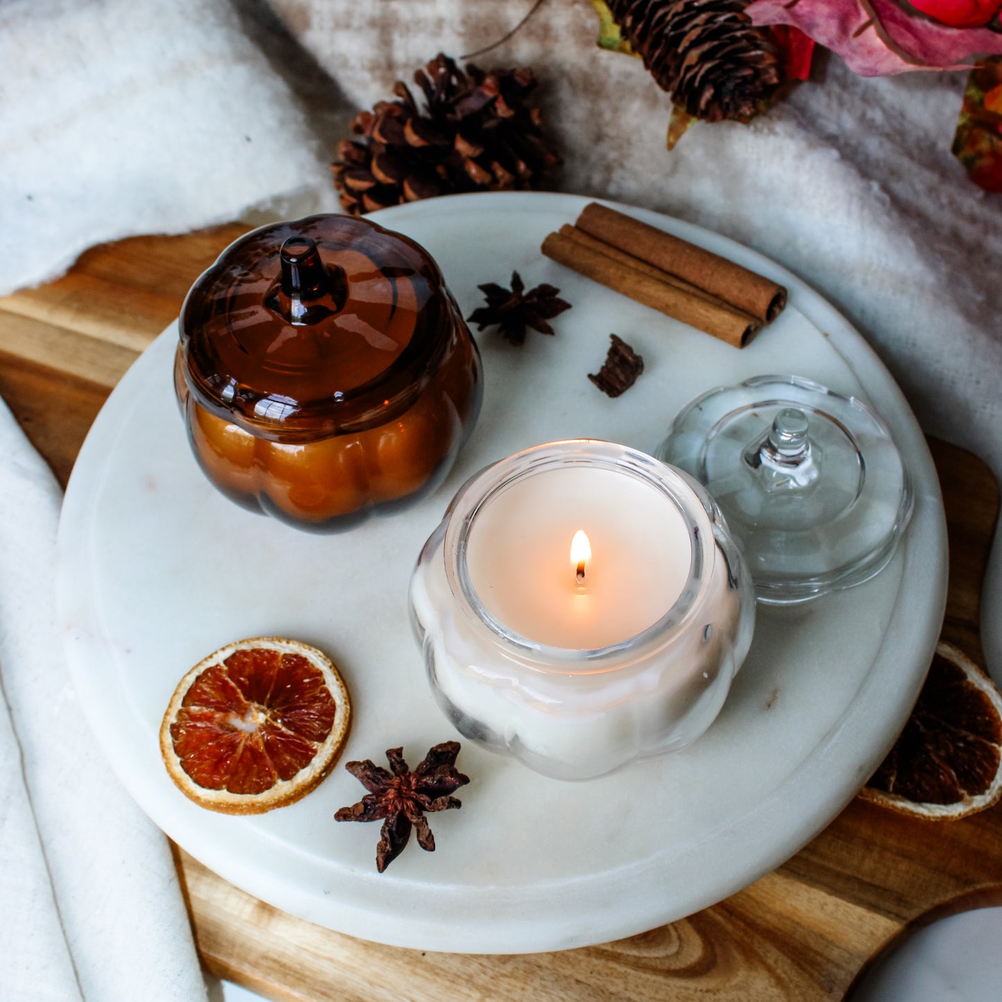 MINI PUMPKIN CANDLE