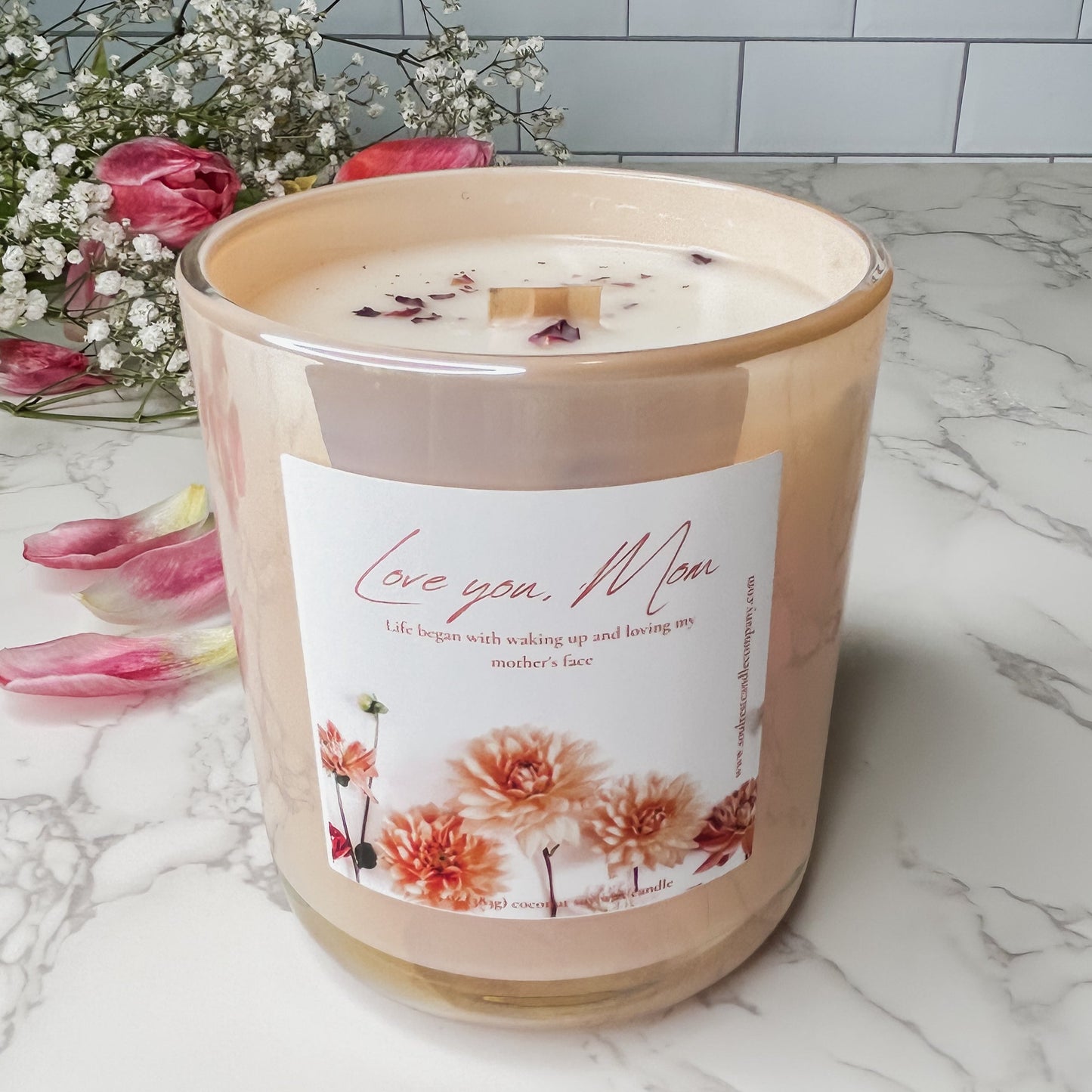 Love You, Mom Wood Wick Candle 13.5oz