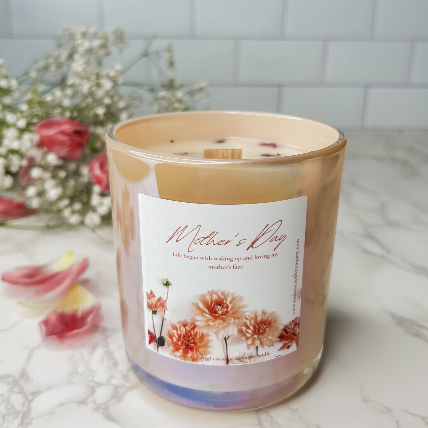 Mother's Day 13.5 oz Wood Wick Candle