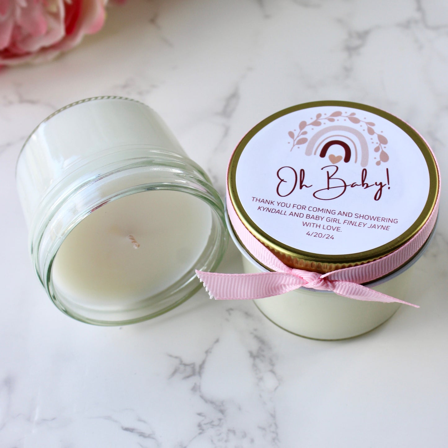 Oh Baby! Shower Candle Favors